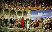 Hippolyte Delaroche section 3 of the Hemicycle France oil painting artist